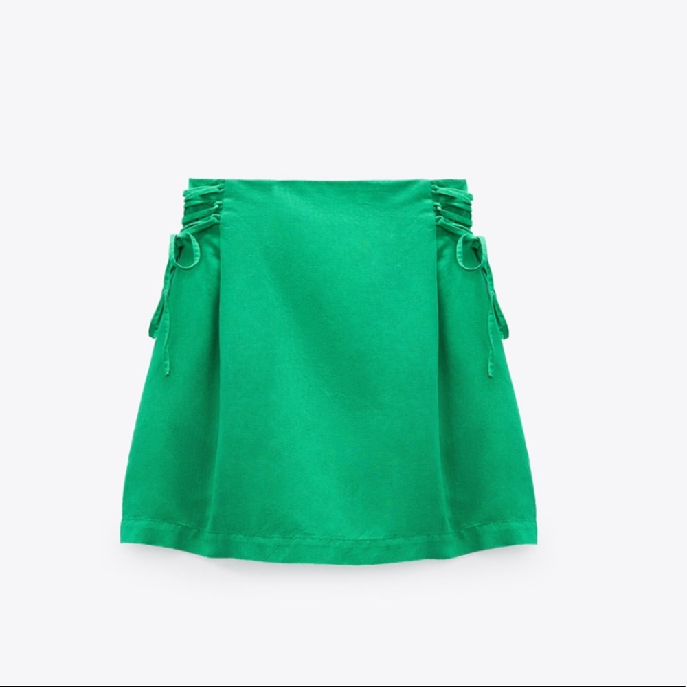 Zara linen blend skirt - Picture 7 of 9
